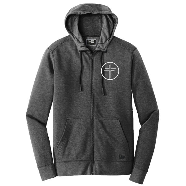 Fulton  - Tri Blend Fleece Full Zip Hoodie Thumbnail