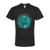 Unisex Poly-Rich V-Neck T-Shirt Thumbnail