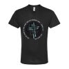 Unisex Poly-Rich V-Neck T-Shirt Thumbnail