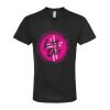 Unisex Poly-Rich V-Neck T-Shirt Thumbnail