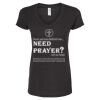 Women's Poly-Rich V-Neck T-Shirt Thumbnail
